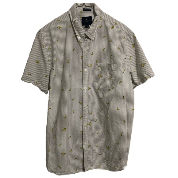 American Eagle Short Sleeve Button-up - Picture 1 of 2